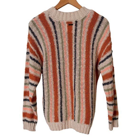 NWT Billabong Bring it together multicolor open weave crossover sweater, S - Picture 13 of 13